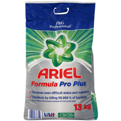 Ariel Formula Pro Plus prací prášek pro profesionální použití 130 dávek 13 kg