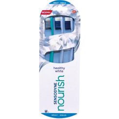 Sensodyne Nourish Healthy White Soft zubní kartáček 3 kusy