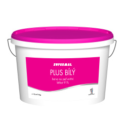 Supermal Plus bílý pro vniřtní nátěry, 15 kg