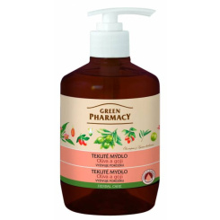 Green Pharmacy Oliva a Goji tekuté mýdlo s dávkovačem 460 ml
