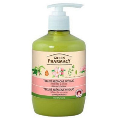 Green Pharmacy Mandle a Oves tekuté mýdlo s dávkovačem 460 ml