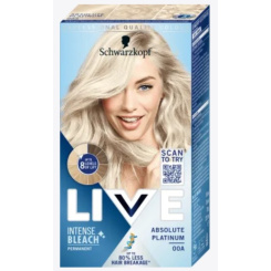 Schwarzkopf Live Intense Beach barva na vlasy 00A absolutní platinová