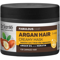Dr. Santé Arganový olej a keratin krémová maska na poškozené vlasy 300 ml