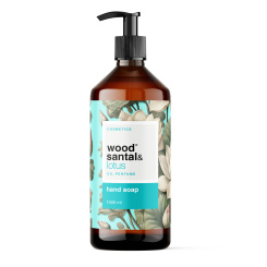 Wood Santal &amp; Lotus tekuté mýdlo na ruce 1 l, dávkovač