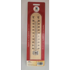 Tidy Home dřevěný rustikální teploměr pokojový 20 cm