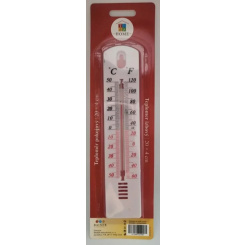 Tidy Home platový bílý pokojový teploměr 20 cm