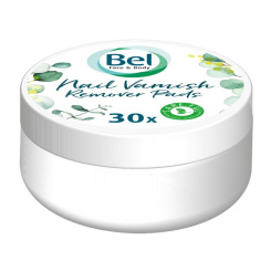 Bel Beauty odlakovací vlhčené tampony na nehty bez zápachu 30 ks