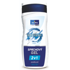 Alpa Sport Star Refresh 2v1 osvěžující sprchový a vlasový gel s vůní mentholu 300 ml
