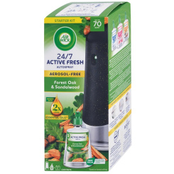 Air Wick Active Fresh 24/7 dubový les a santalové dřevo difuzér a náplň do osvěžovače vzduchu 228 ml