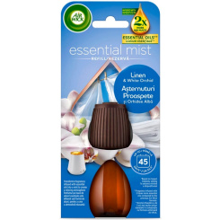 Air Wick Essential Mist Refill Linen &amp; White Orchid - Prádlo a bílá orchidej osvěžovač vzduchu náhradní náplň 20 ml