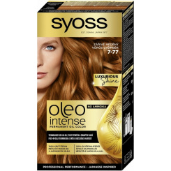 Syoss Oleo Intense Color barva na vlasy bez amoniaku 7-77 Zářivě měděný