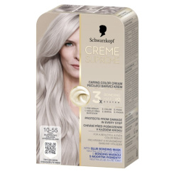 Schwarzkopf Creme Supreme barva na vlasy 10-55 chladná stříbrná blond 60 ml