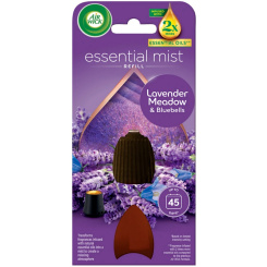 Air Wick Essential Mist Refill Lavender Meadow &amp; Bluebells - Levandulová louka a modré kvítky osvěžovač vzduchu náhradní náplň 20 ml