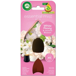 Air Wick Essential Mist Refill White Peony &amp; Jasmine Blossom - Pivoňka a jasmínový květ osvěžovač vzduchu náhradní náplň 20 ml
