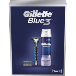 Kazeta GILLETTE Fusion 5, strojek, nahradní hlavice, gel 200 ml