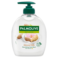 Palmolive Naturals Milk &amp; Almond tekuté mýdlo s dávkovačem 300 ml