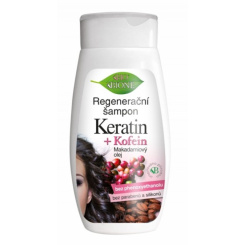 BIO BIONE KERATIN + KOFEIN Regenerační šampon 260 ml