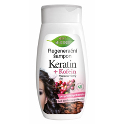 BIO BIONE KERATIN + KOFEIN Regenerační šampon 260 ml