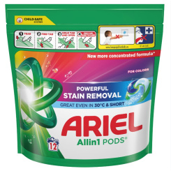 Ariel prací kapsle All‑in‑1 Pods Color, 12 ks