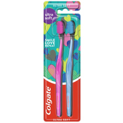 Colgate Ultra Soft Smile Love zubní kartáček 2-pack