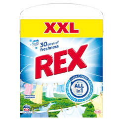 Rex Amazonia Freshness prací prášek, 60 praní