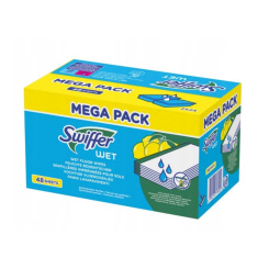 Swiffer vlhčené utěrky na podlahu Citrus Fresh, 48 ks