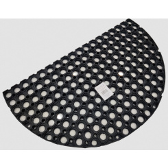 Tidy Home Rohož guma interiérová DOMINO půlkruh 40 × 60 × 2,2 cm