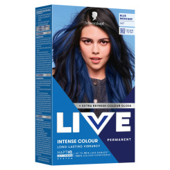 Live Intense Color U67 Metalická modrá barva na vlasy, 60 ml