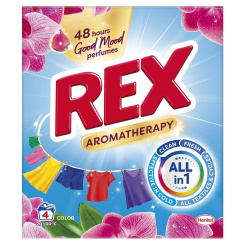 Rex Aromatherapy Orchid Color prací prášek na barevné prádlo 4 dávky 220 g