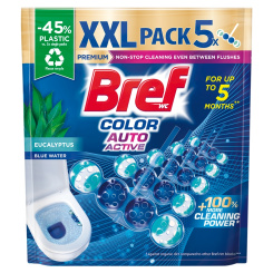 Bref WC blok Color Auto Active Eucalyptus, 5 × 50 g