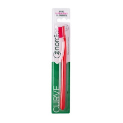 Nordics Curve Ultra Soft zubní kartáček extra měkký 6580, červený 1 kus