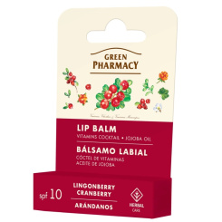 Green Pharmacy Balzám na rty Brusinka 3,6g