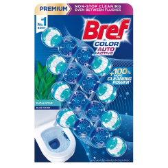 Bref WC blok Color Auto Aktiv Eukalyptus 4 x 50 g