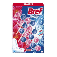 Bref WC blok Power Aktiv Flower 4 x 50 g