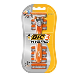 Bic Hybrid 3 pánský holicí strojek + 6 náhradních hlavic, 1 ks