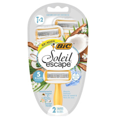 BIC Soleil Escape 5 Coconut &amp; Sandalwood, dámská jednorázová holítka, 2 ks