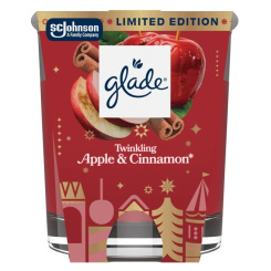 Glade vonná svíčka Twinkling Apple &amp; Cinnamon 112 g