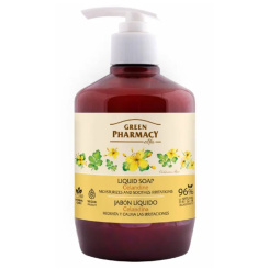 Green Pharmacy Laštovičník a lipový květ tekuté mýdlo s dávkovačem 460 ml