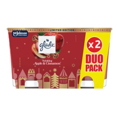 Glade vonné svíčky Twinkling Apple &amp; Cinnamon 2 × 112 g