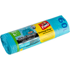 Fino FLEX Odor Control pytel na odpad 33µm, 63 x 57 cm, 60l, 8 ks