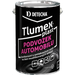 Tlumex Plast antikorozní barva na auto a podvozek, černá, 4 kg
