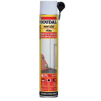 Soudal montážní pěna, rozpínavá, trubičková, 300 ml