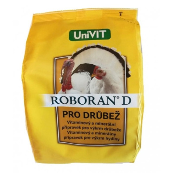 Roboran D přísada do krmiva pro slepice, kuřata, krůty, perličky, kachny a husy, 1 kg