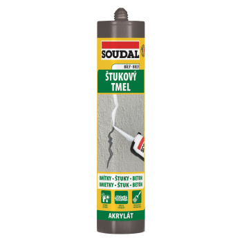 Soudal štukový tmel, přetíratelný, bílý, 280 ml