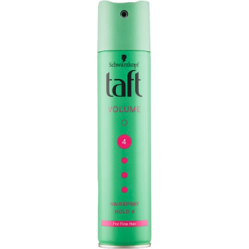 Taft Volume, lak na vlasy s push-up efektem, síla fixace 4, 250 ml