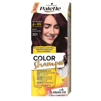 Schwarzkopf Palette Color Shampoo barva na vlasy 301 bordó, 50 ml