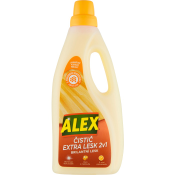 Alex Čistič extra lesk 2v1 na laminát s vůní pomeranče, 750 ml