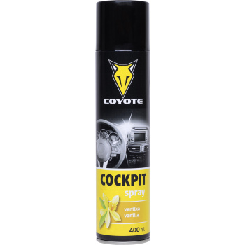 Coyote Cockpit sprej vanilka na čištění interiéru, 400 ml
