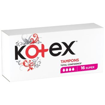 Kotex Super tampóny, 16 ks