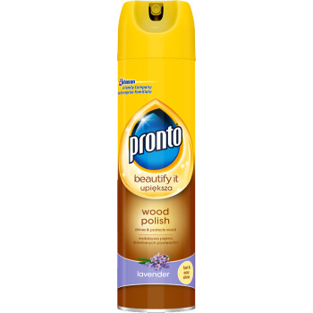 Pronto Wood 5v1 Levandule sprej proti prachu na nábytek, 250 ml